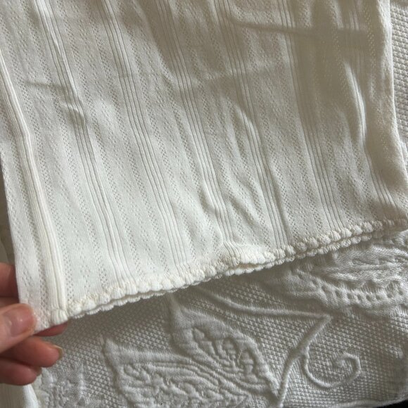 J.Crew Ivory Pointelle Pant (XS) - NEW with tags - Picture 4 of 4